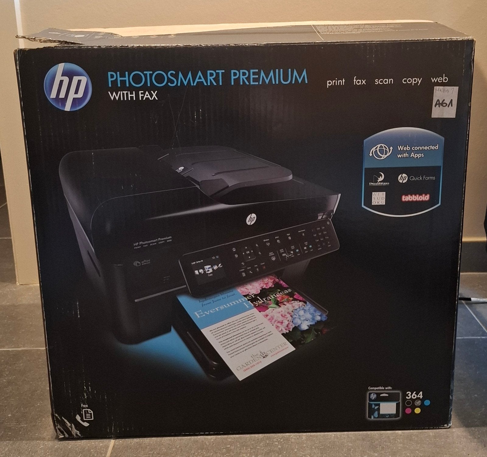 NIEUW IN DOOS: HP Photosmart Premium with Fax e-All-in-One, Computers en Software, Printer, Inkjetprinter, Ophalen of Verzenden
