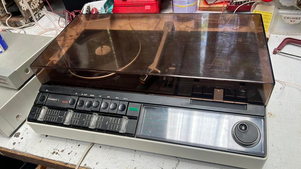 Philips 940 platenspeler, Ophalen, Platenspeler, Philips