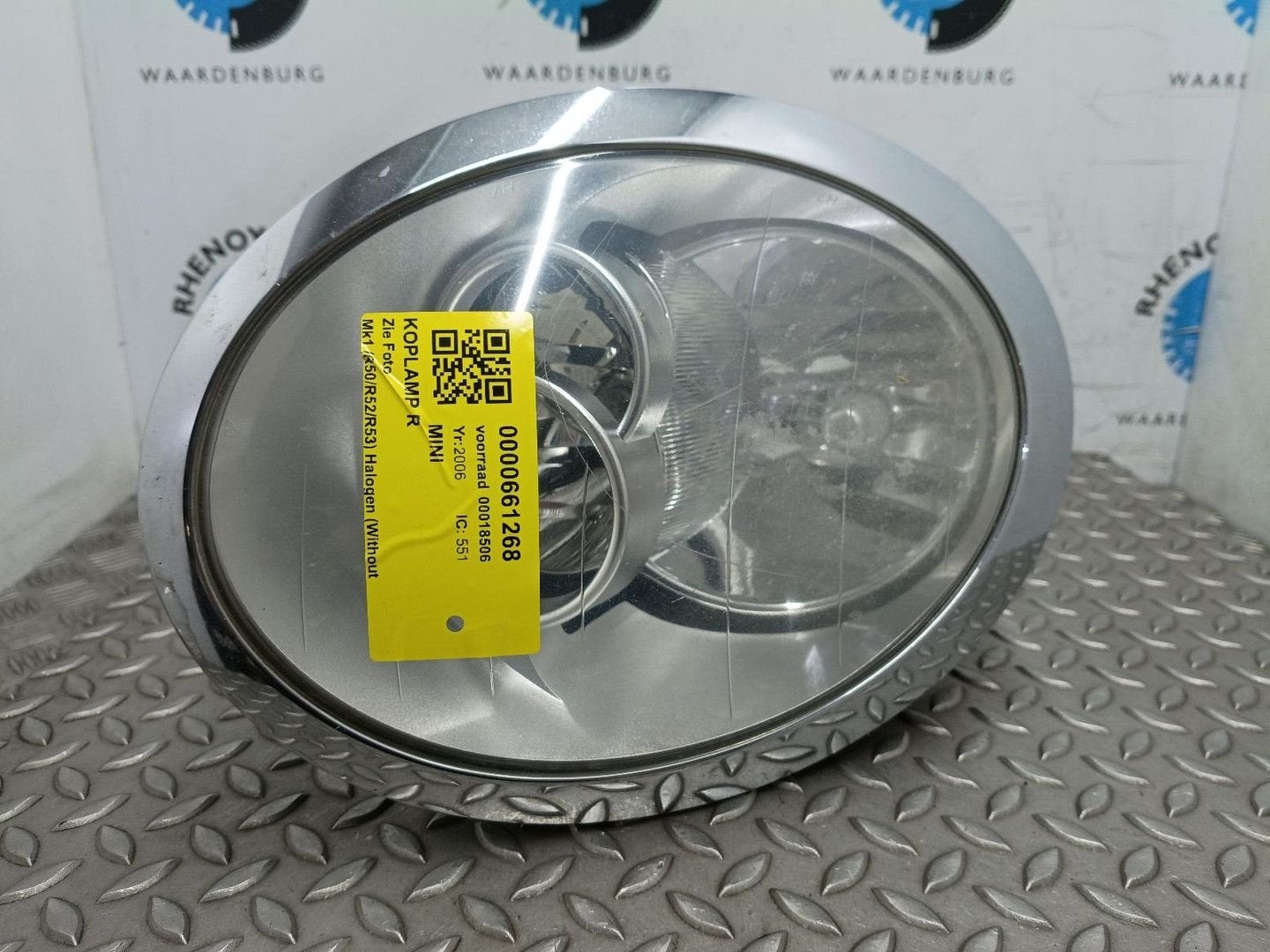MINI (BMW) MINI Cooper Chili Cabrio R52 KOPLAMP R 2006, Enlèvement ou Envoi, Utilisé, ARN reconnu
