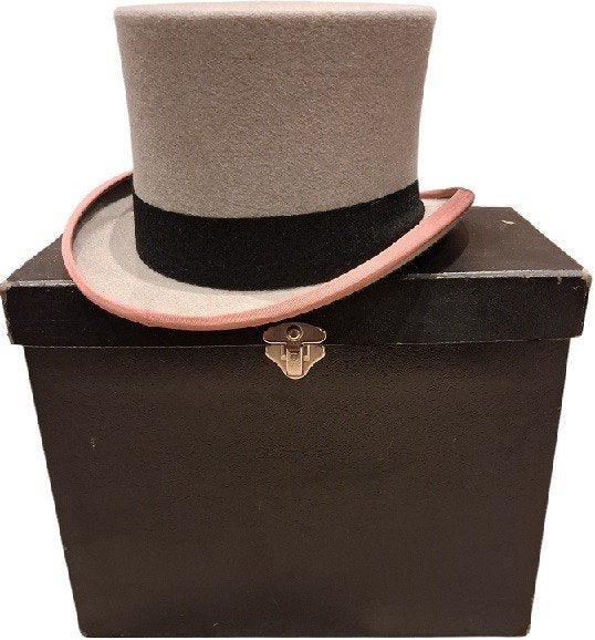 chapeau haut de forme taille 58 Christy's London, Enlèvement ou Envoi, B, Chapeau, Porté