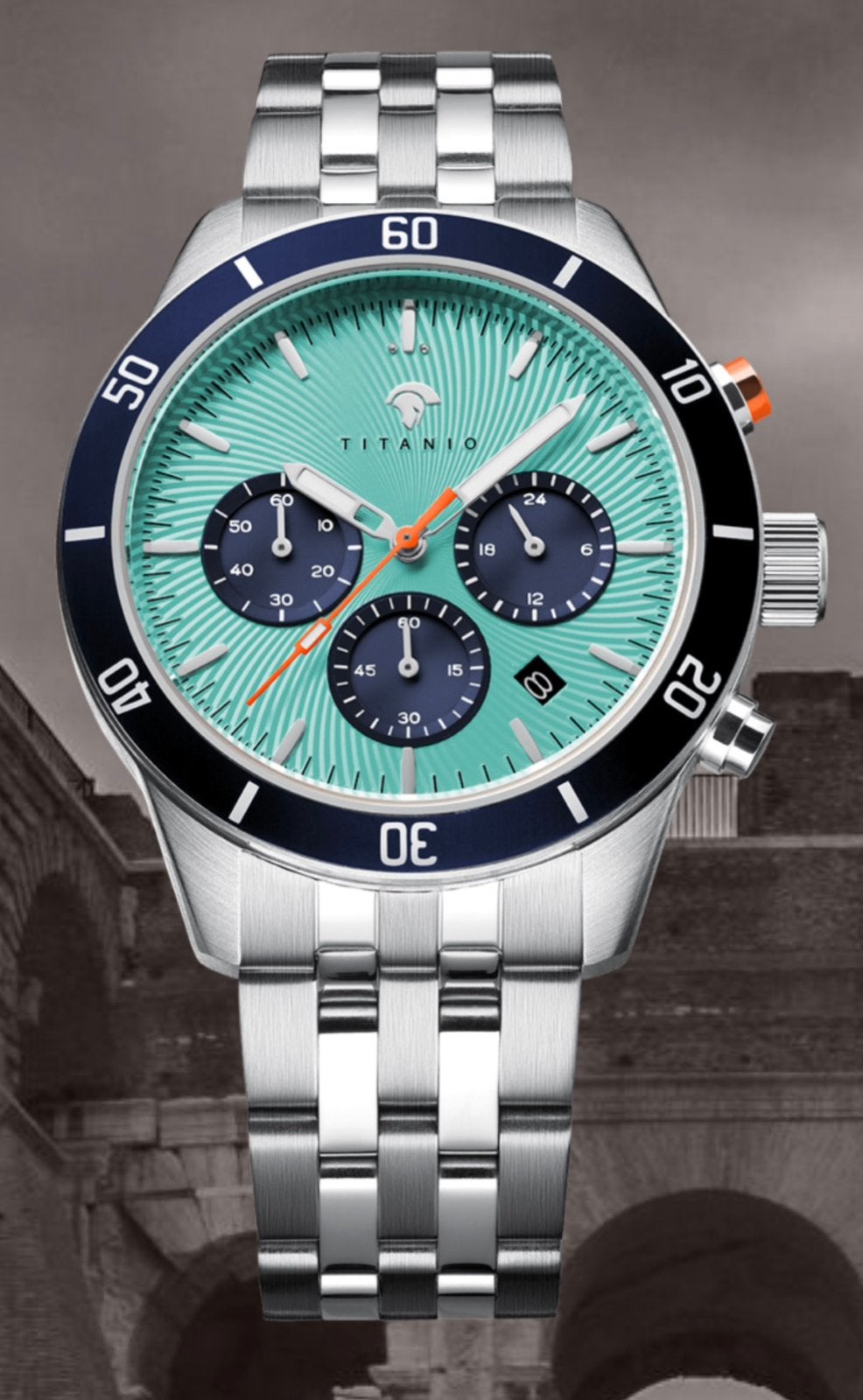 TITANIO AGRIPPA CHRONO VAUT499€ ! 💯%NOUVEAU !, Enlèvement ou Envoi, Neuf