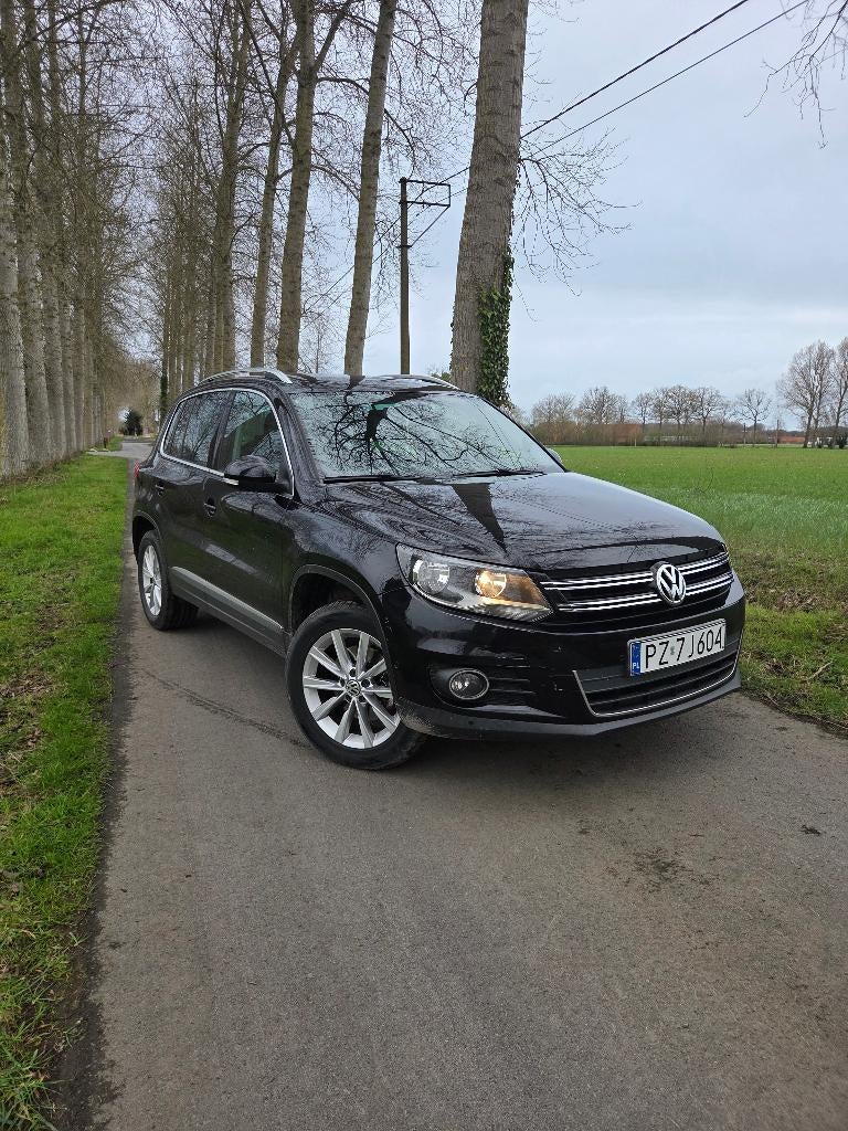 VW  Tiguan 2.0 TDI 4Motion Automaat 4x4, Auto's, Automaat, Euro 5, Zwart, 4 cilinders