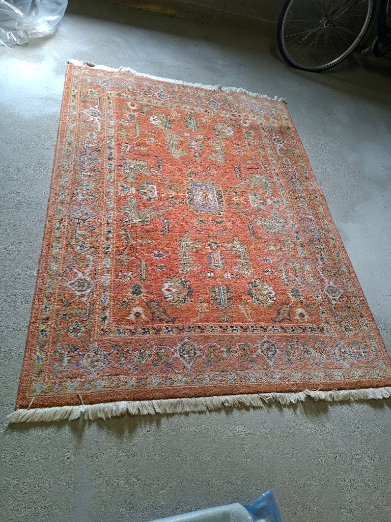 Tapis (Vintage), Maison & Meubles, Ameublement | Tapis & Moquettes, Enlèvement, Utilisé, Rectangulaire