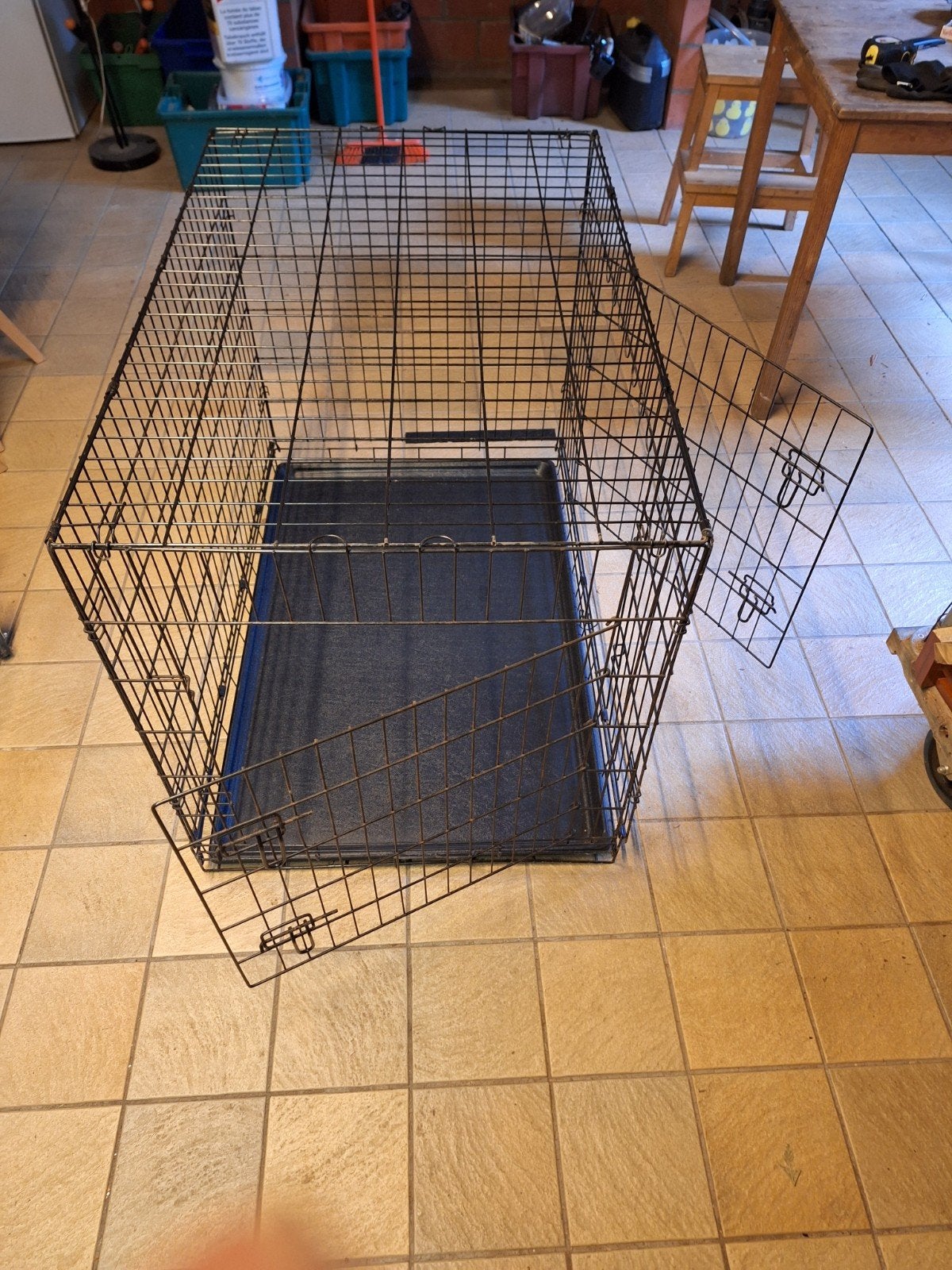 hondenbench voor middelgrote tot grote honden., Ophalen