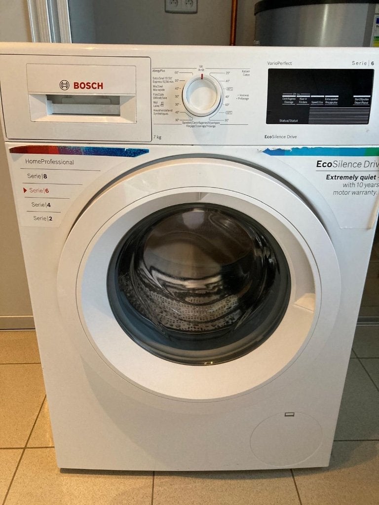 Bosch Serie 6 Wasmachine – EcoSilence Drive (7 kg) –, 8 tot 10 kg, Ophalen, Gebruikt