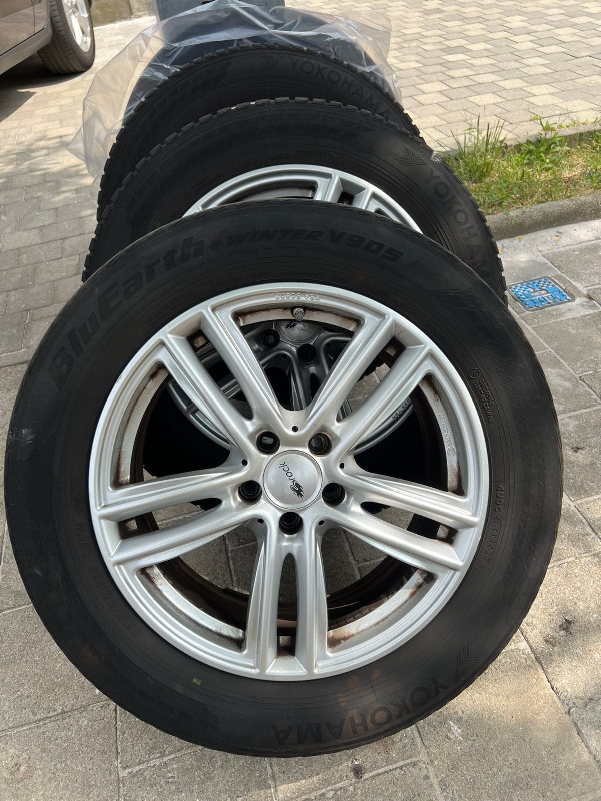 4x Brock 18” lichtmetalen velgen, Auto-onderdelen, Banden en Velgen, Ophalen, 18 inch, Winterbanden, Band(en)