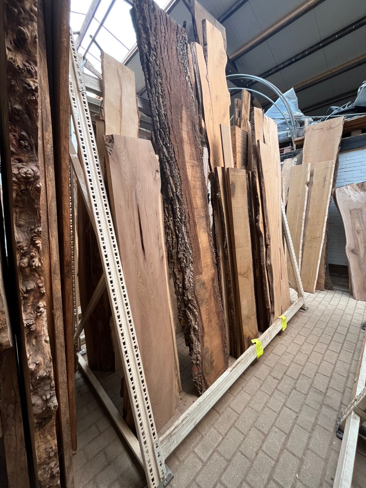 Unieke boomstamplanken als wandplank vensterbank enz, Doe-het-zelf en Bouw, Plinten en Afwerking, Ophalen, Nieuw