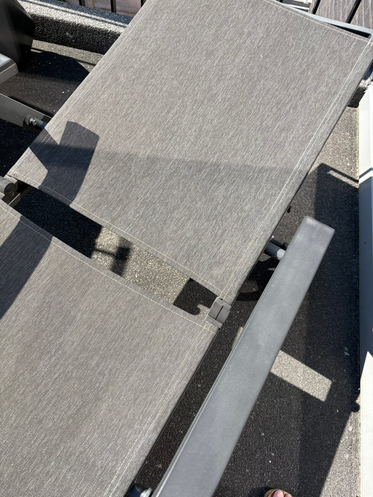 Ligstoel, Tuin en Terras, Ophalen, Gebruikt, Aluminium, Inklapbaar