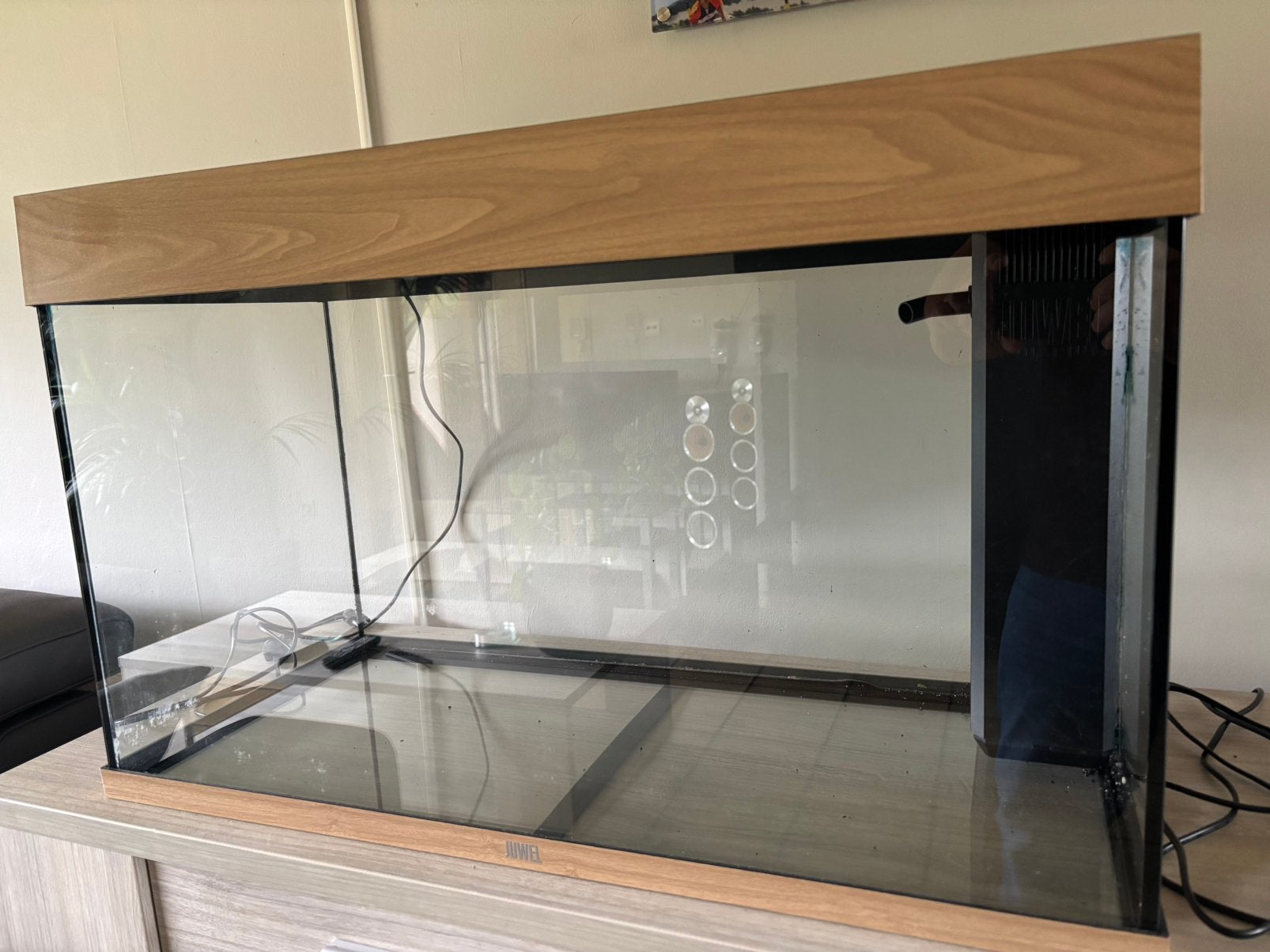 Jewel Aquarium 125 liter, Dieren en Toebehoren, Ophalen, Zo goed als nieuw, Leeg aquarium, Verwarming