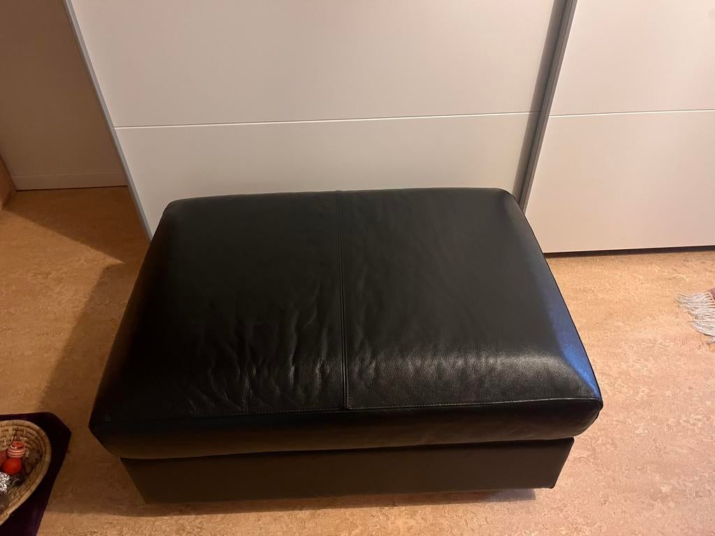 Ikea Vimle voetenbank zwart, Enlèvement, Comme neuf