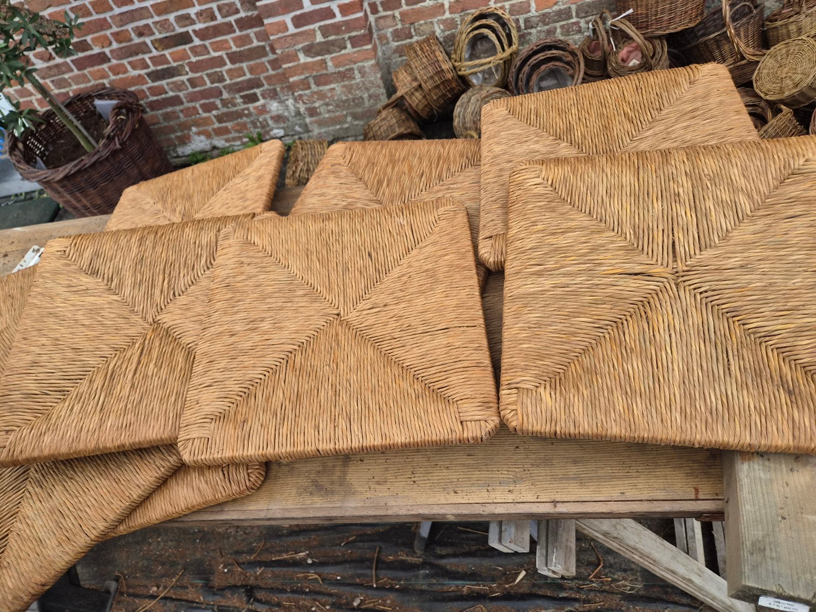 Biezen zitoppervlak voor stoelen., Enlèvement ou Envoi