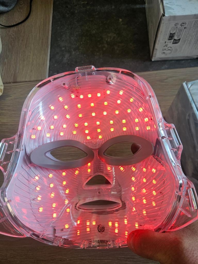 masque led 7 couleurs, Ophalen, Nieuw, Gehele gezicht, Verzorging