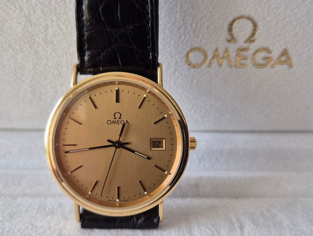 Omega Seamaster Jubilee., Montre-bracelet, Enlèvement ou Envoi, Cuir, Comme neuf