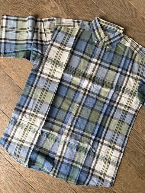 Hemd vintage maat M, Ophalen of Verzenden, Zo goed als nieuw, Blauw, Halswijdte 39/40 (M)