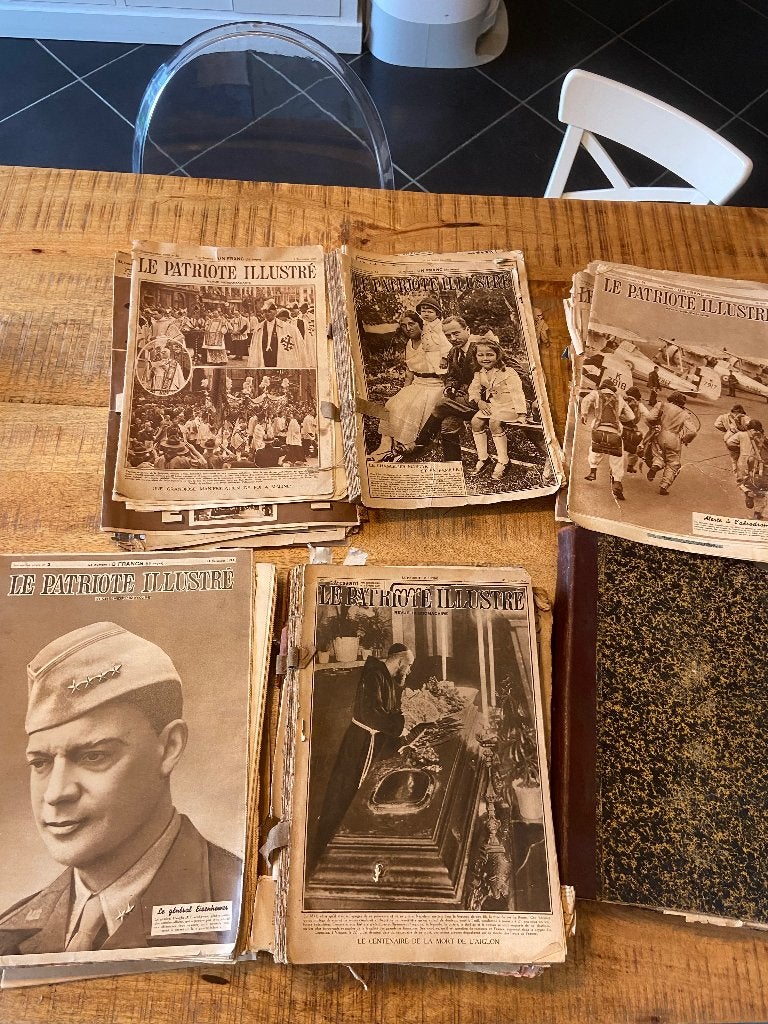 Lot de magazines historiques Le Patriote Illustré, Enlèvement ou Envoi, Utilisé, Journal