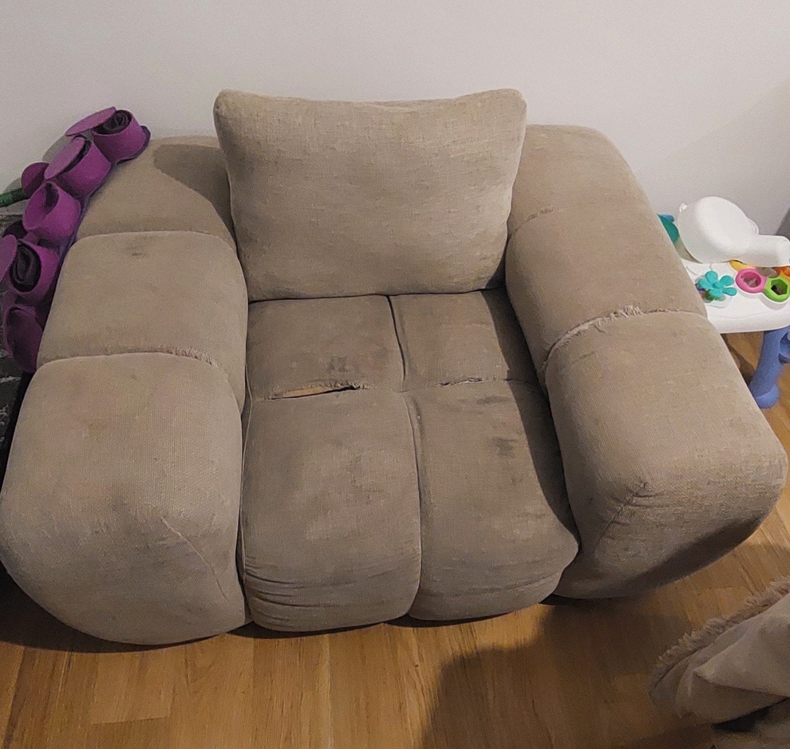 sofa, Enlèvement
