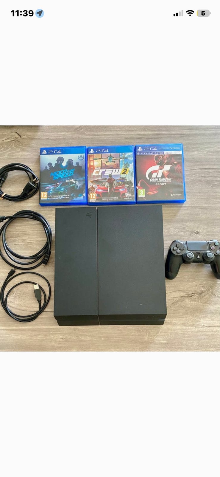 Playstation 4, Ophalen, Gebruikt, 1 TB, Met 1 controller