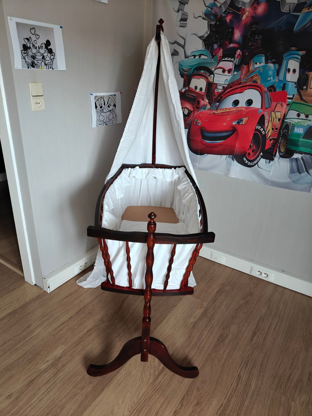 houtenwieg, Ophalen, Gebruikt