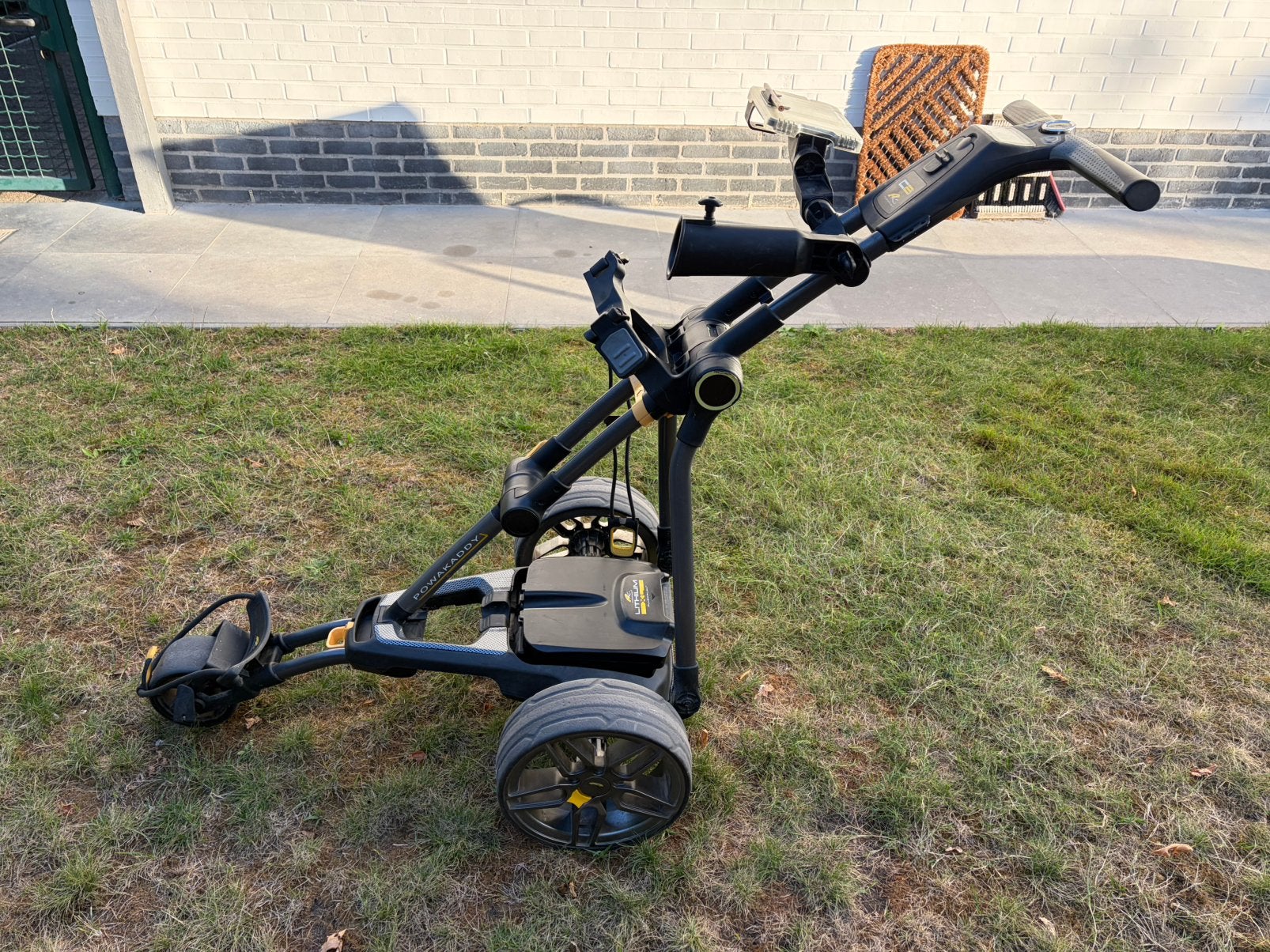 Powakaddy C2 elektrische trolley, Ophalen, Gebruikt, Golfkar, Overige merken