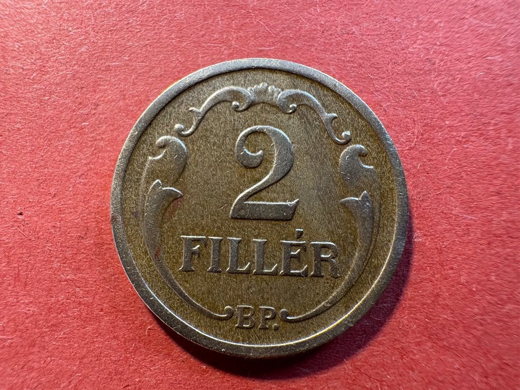 Hongarije - 2 filler 1938 (#248#), Postzegels en Munten, Ophalen of Verzenden, Hongarije, Losse munt