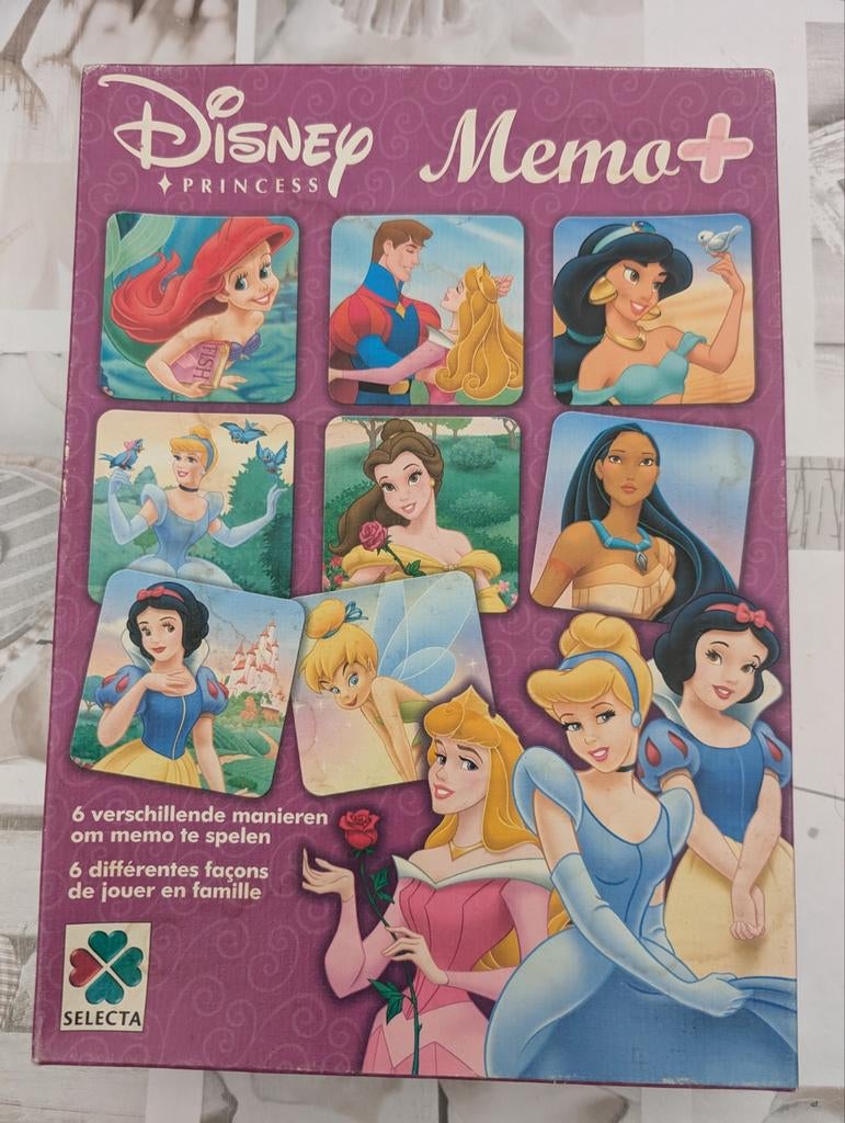 Memo Disney Princess, Ophalen of Verzenden, Zo goed als nieuw