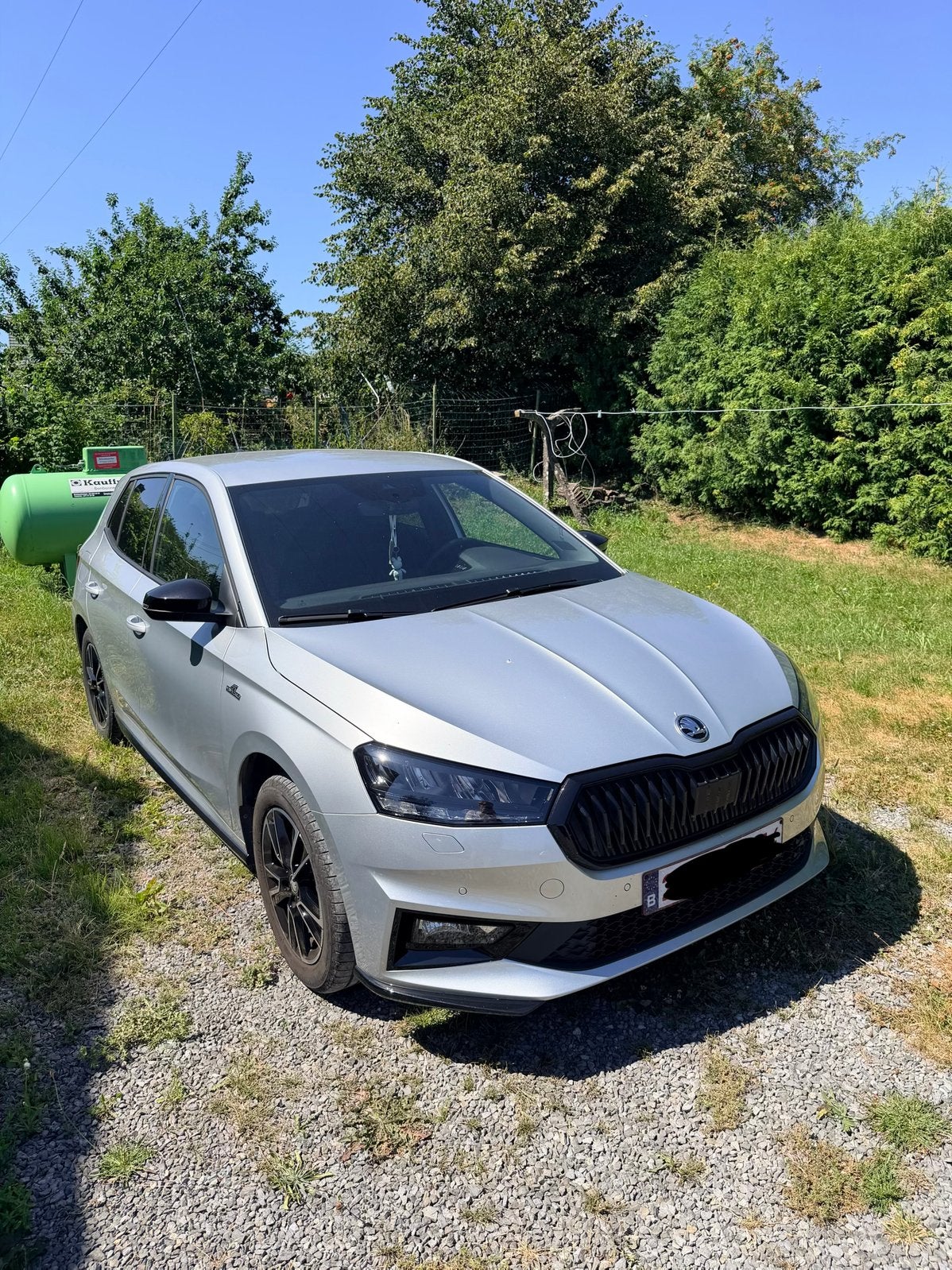 Skoda fabia monte carlos 2025 automatique 9190km, Argent ou Gris, Achat, Carnet d'entretien, Noir