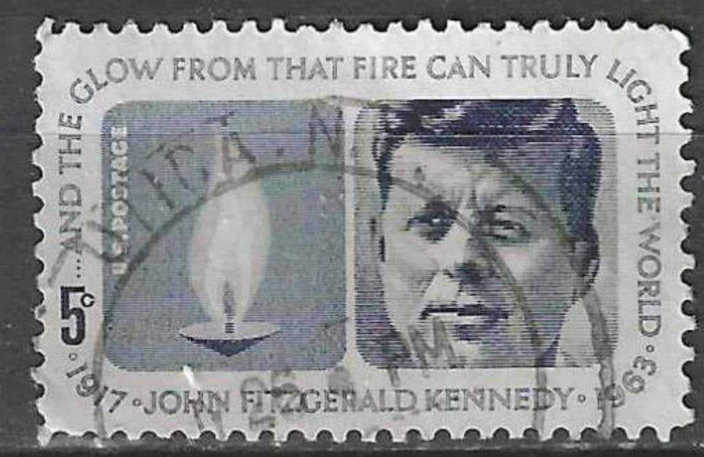 États-Unis 1964 - Yvert 762 - John Fitzgerald Kennedy (ST), Timbres & Monnaies, Envoi, Affranchi