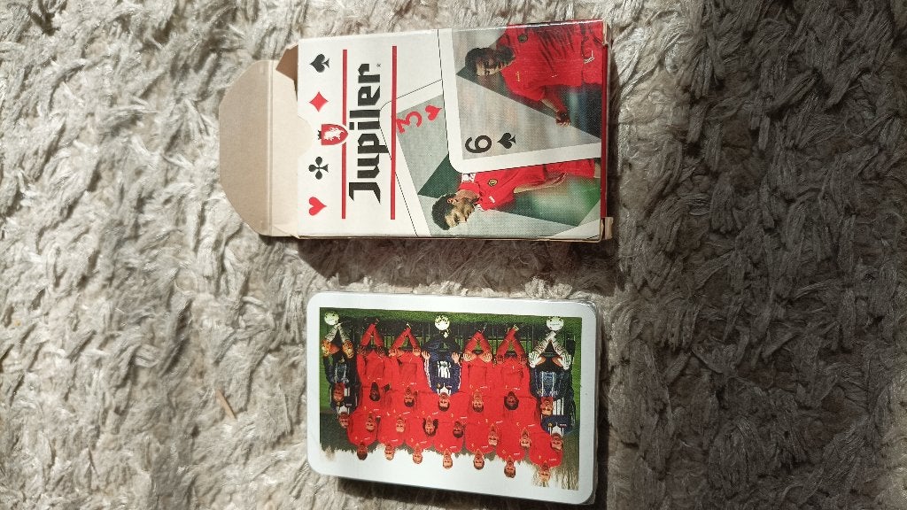 Speelkaarten rode duivels jupiler, Verzamelen, Biermerken, Ophalen of Verzenden, Nieuw, Jupiler