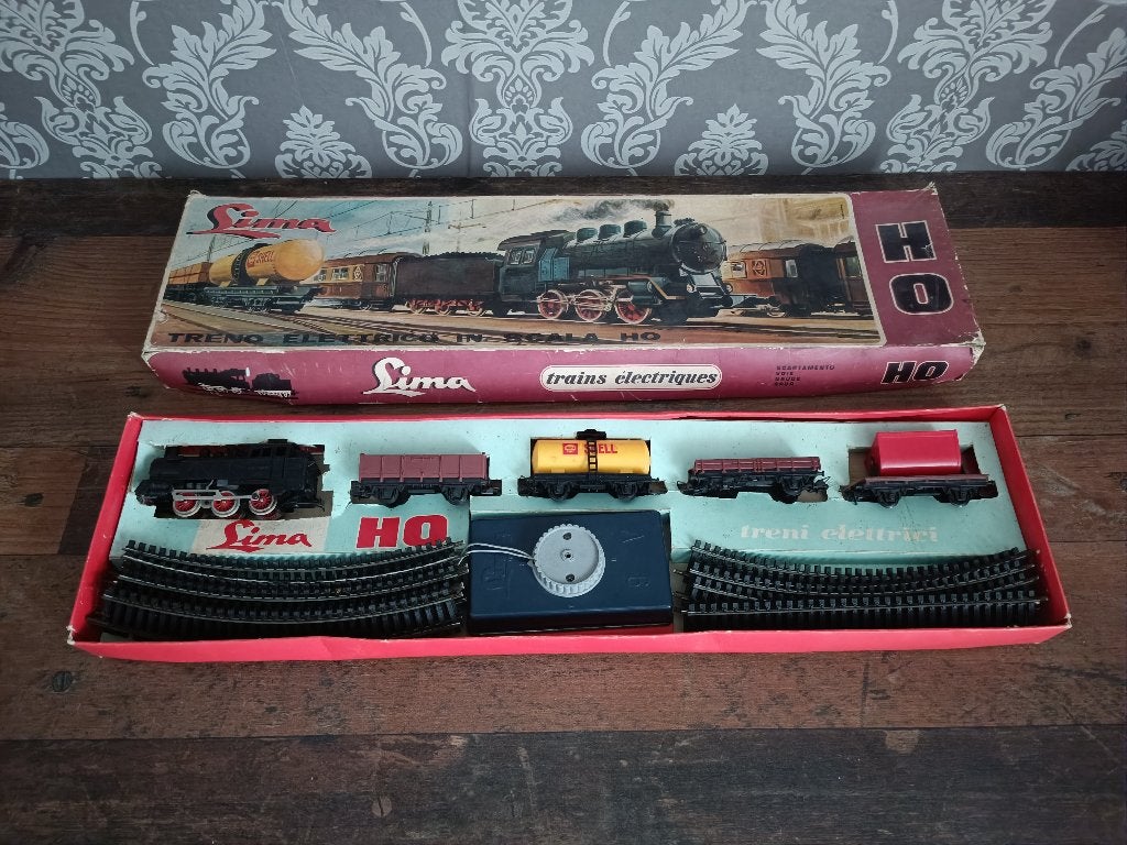 Stoom Trein HO (Lima) Battery (1966), Antiquités & Art, Antiquités | Jouets, Envoi