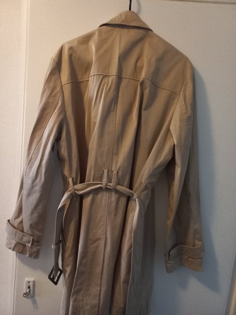 Angelo Litrico heren trenchcoat beige maat M, Ophalen, Maat 48/50 (M), Angelo Litrico, Beige