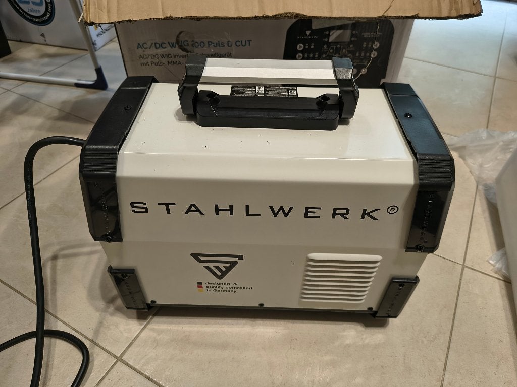 AV Poste Tig AC/DC Stahlwerk Wig 200 Puls et cut 4en1, Bricolage & Construction, Enlèvement ou Envoi, Comme neuf, 150 à 250 ampères
