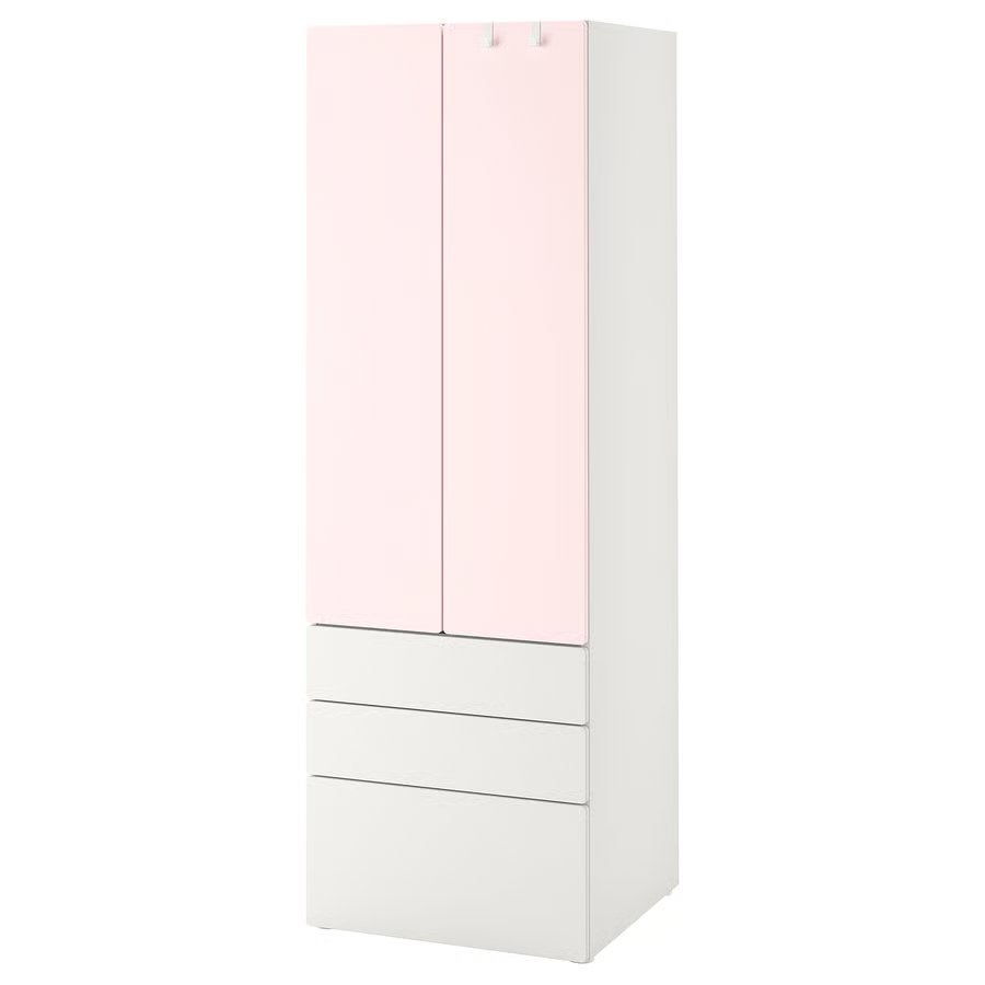 IKEA SMÅSTAD/PLATSA kinderkledingkast, Maison & Meubles, Avec tiroir(s), Utilisé, 50 à 100 cm, Autres essences de bois