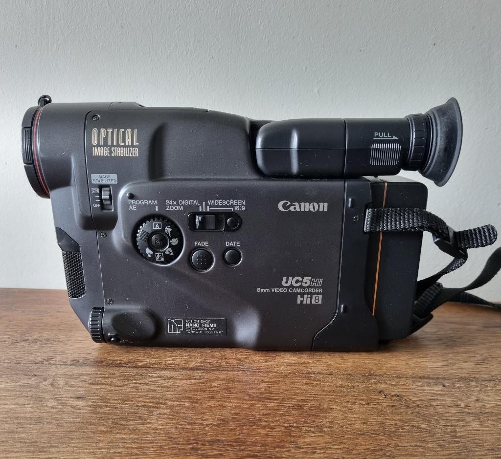 Canon video camcorder, Ophalen, 8mm, Camera