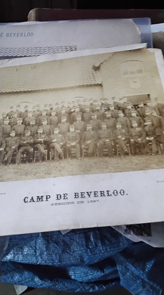Militaria camps beverloo 1897, Ophalen of Verzenden, Landmacht, Foto of Poster