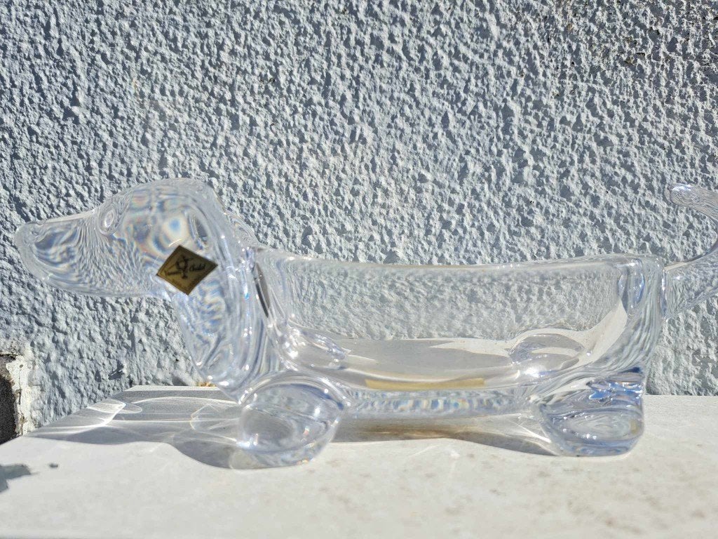 chien en cristal daum vannes le chatel, Antiquités & Art, Enlèvement ou Envoi