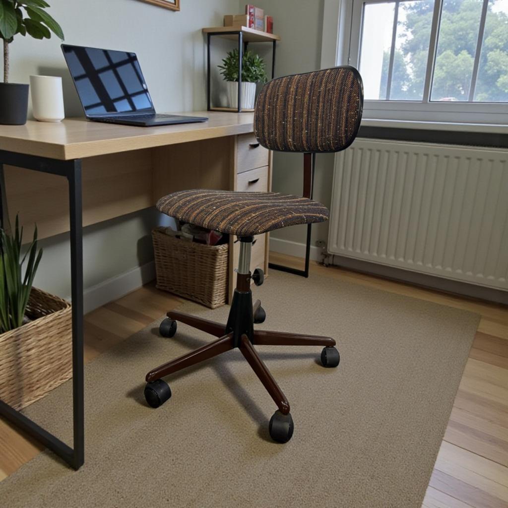 Chaise de bureau vintage des années 70, Vintage, Envoi, Utilisé