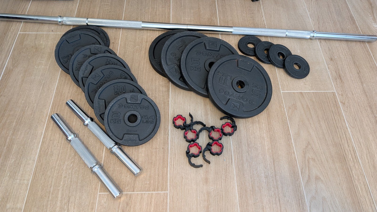 Kit barres et haltères, Enlèvement, Utilisé