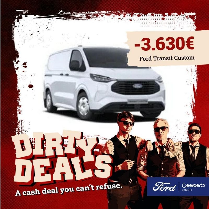 Ford Transit Custom, Autos, Neuf, Achat, Entreprise, 3 places