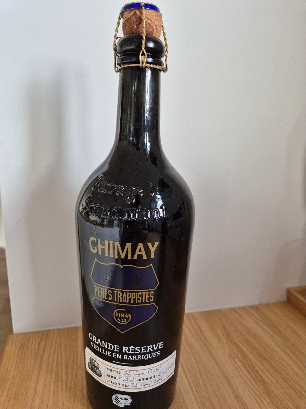 Chimay grande réserve (gerijpt op vaten) editie 2016 cognac, Collections, Enlèvement ou Envoi, Comme neuf, Autres marques