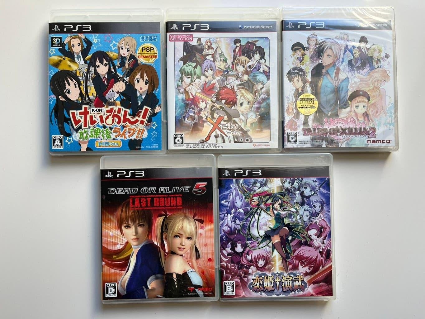 Lot 5 Playstation 3 games (NTSC-J), Overige genres, 2 spelers, Ophalen of Verzenden, Zo goed als nieuw
