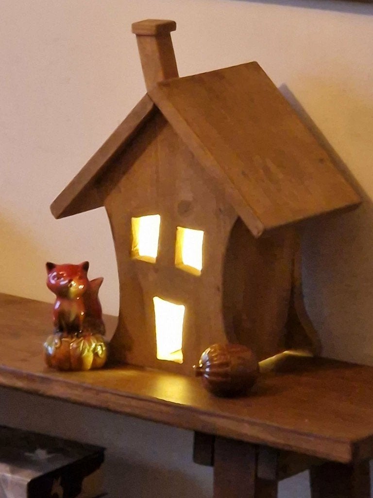 Sfeer/cartoon/halloween herfsthuisje Handgemaakt Nieuw, Maison & Meubles, Accessoires pour la Maison | Plataux & Paniers, Enlèvement