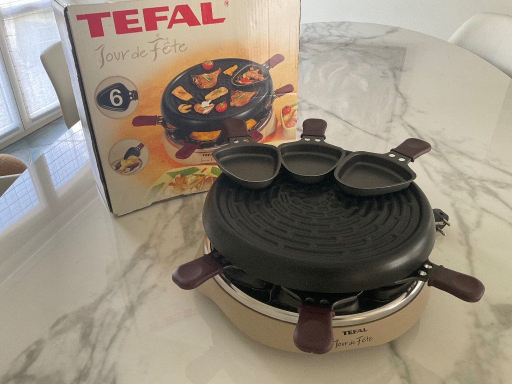 Tefal Gourmet / Raclette 6 personen / ongebruikt, Ophalen, Nieuw, 4 t/m 7 personen