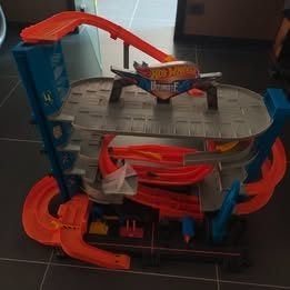 Grote Hot Wheels Ultimate Garage, Ophalen, Gebruikt, Racebaan, Hot Wheels