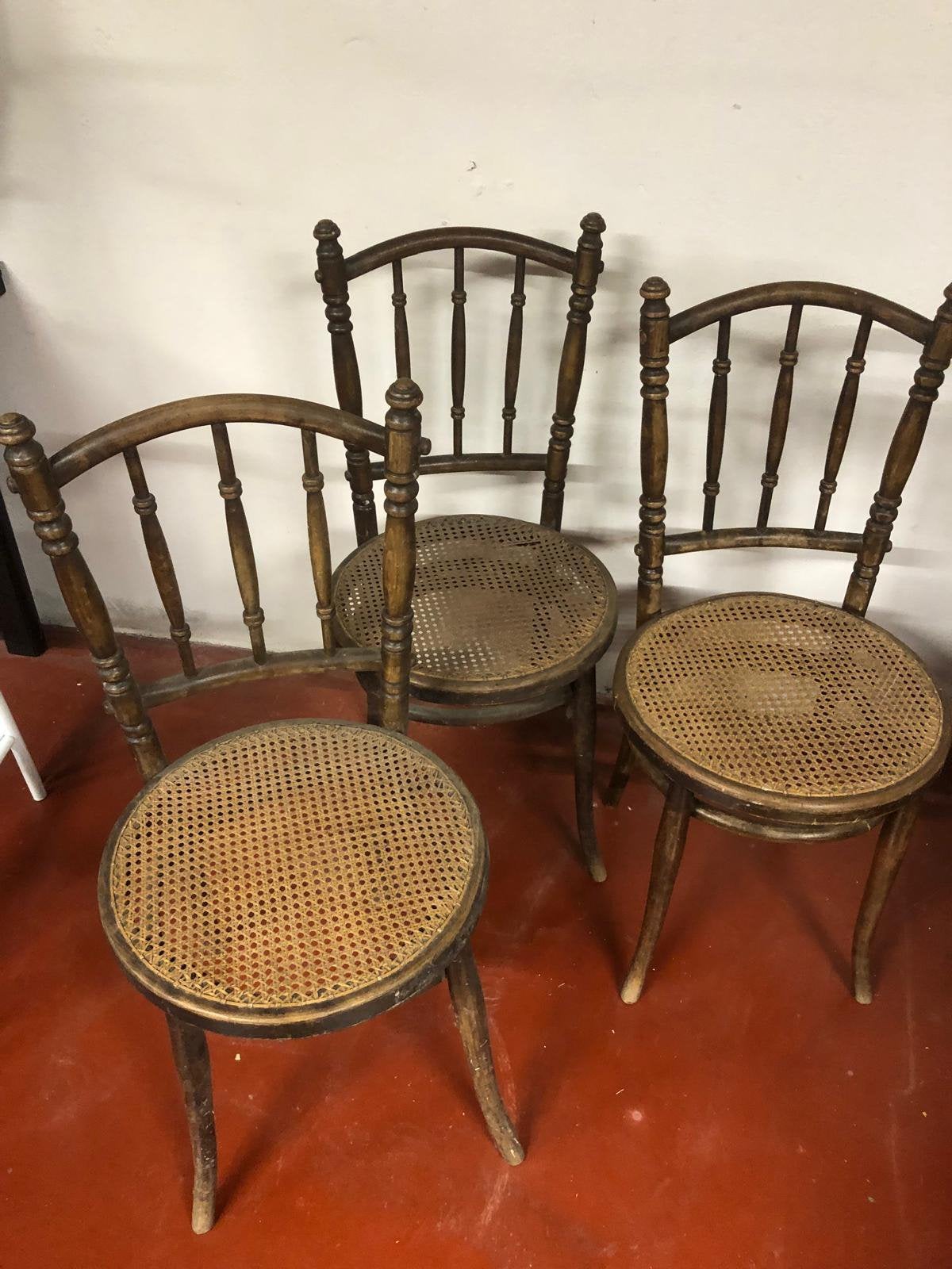 Stoelen antiek 3 stuks, Ophalen