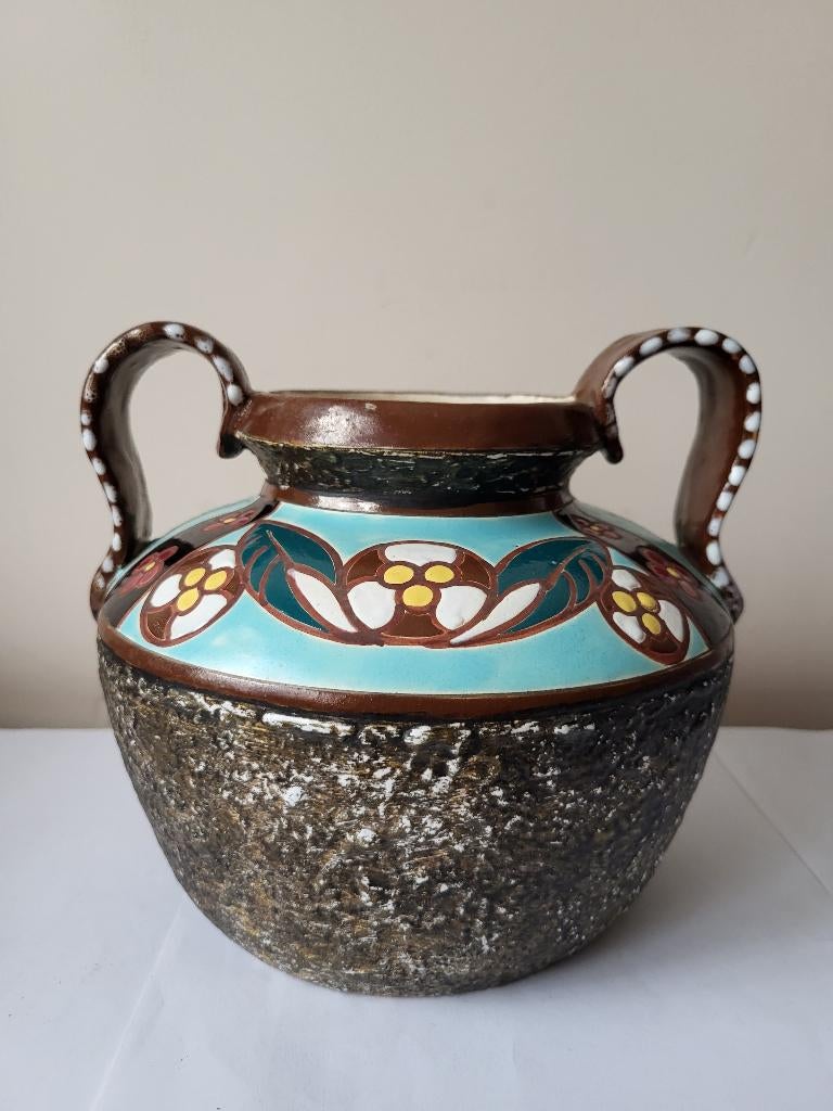 Vase Art Déco Cérabelga – Céramique de Bruxelles – TBE, Enlèvement ou Envoi