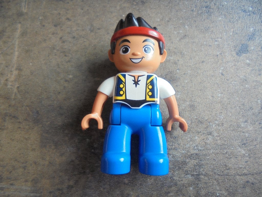 Lego Duplo Never Land Pirates Figure Jake (zie foto's) 4, Enlèvement ou Envoi, Pirates, Utilisé, Duplo