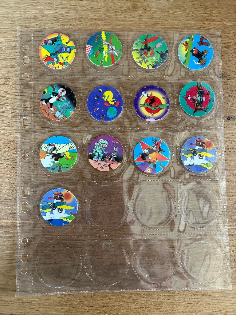 Smiths - Flying Flippo - Looney Tunes (1995) 13 flippo's, Collections, Flippos, Enlèvement ou Envoi, Looney Tunes, Collection