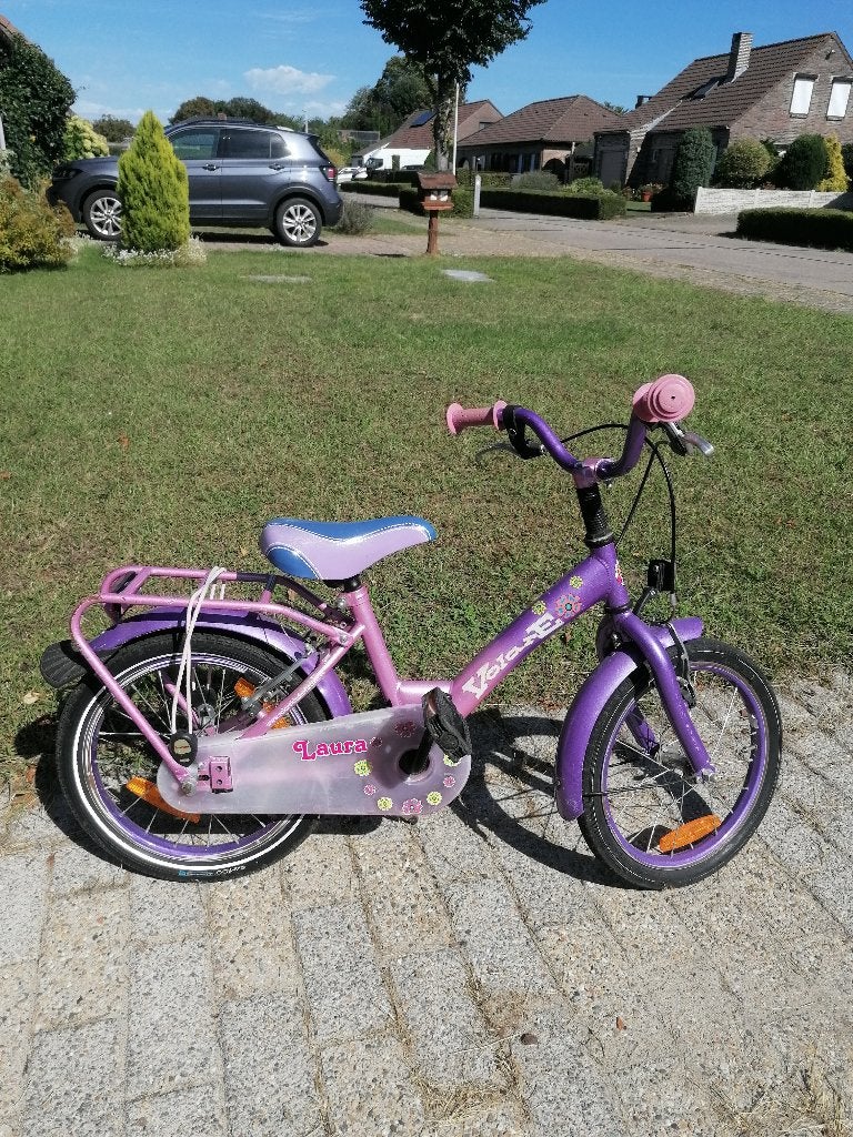Meisjesfiets 16 inch, Fietsen en Brommers, Fietsen | Meisjes, Ophalen, Velgrem, 16 inch