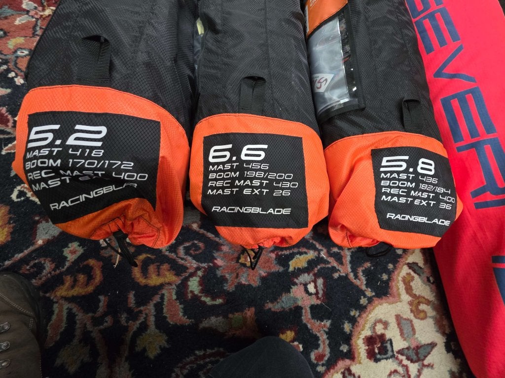 Loftsails Racingblade 2026 5.2 5.8 6.6, Watersport en Boten, Met draagtas, -, Ophalen of Verzenden, Zo goed als nieuw