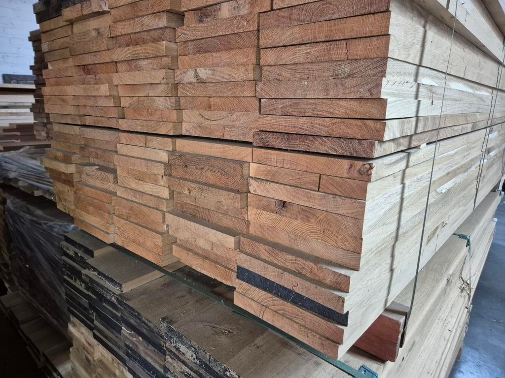 Eiken planken geschaafd, Doe-het-zelf en Bouw, Hout en Planken, Ophalen, Eiken